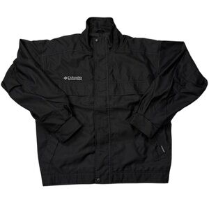 Columbia‎ Black Windbreaker Jacket Men’s Large